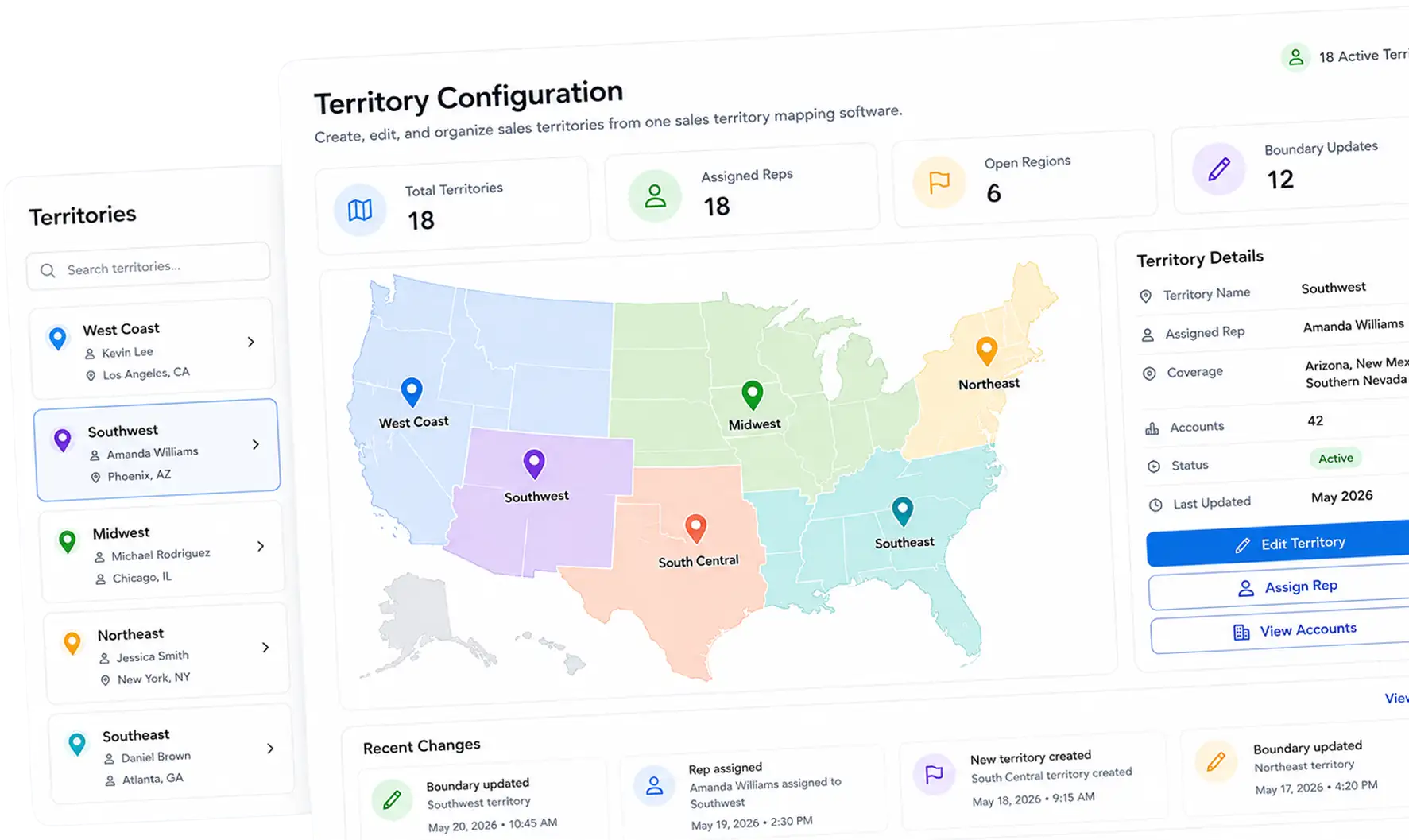 Interactive Territory Maps