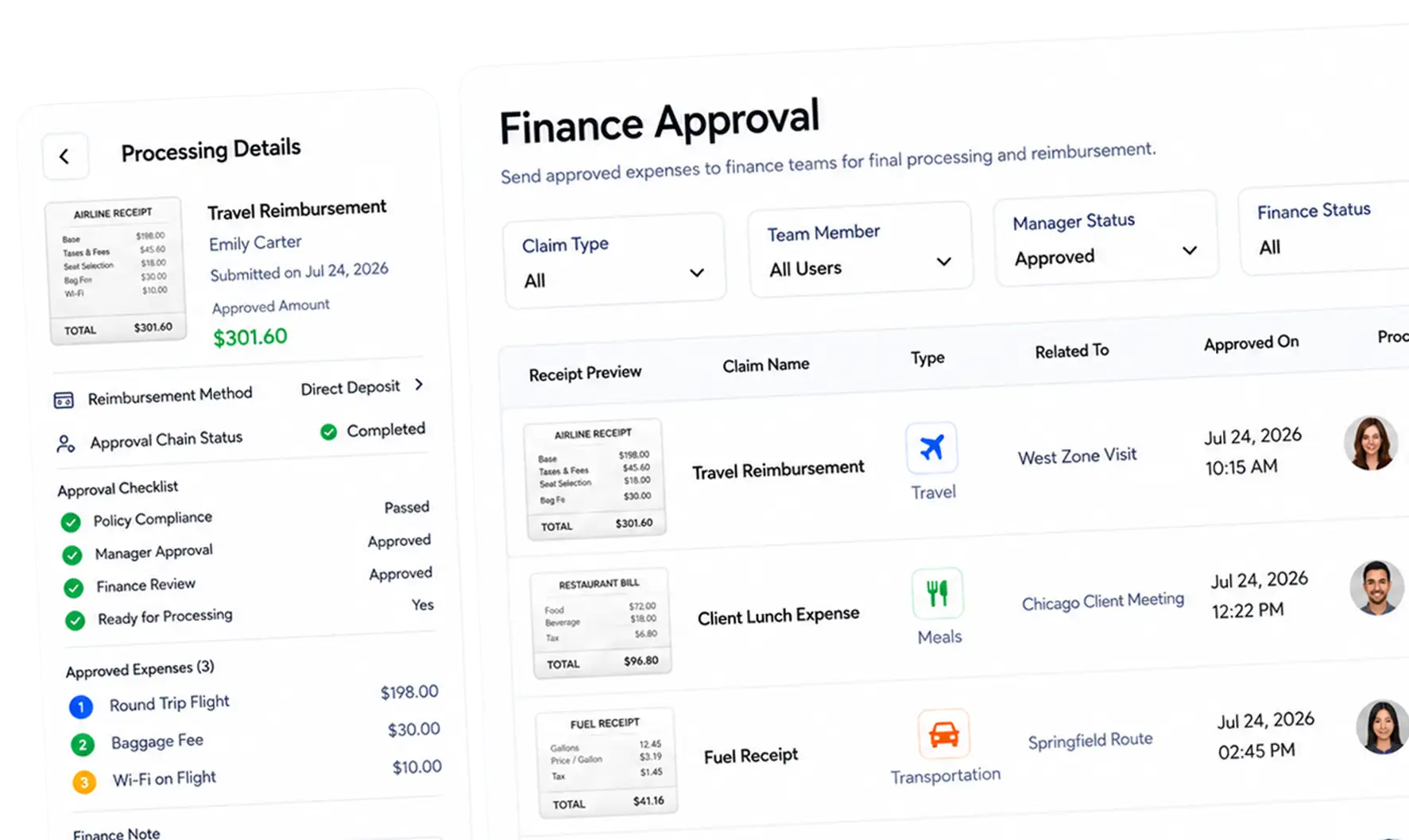Finance Approval